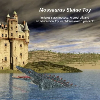 33 Stimulácia Zvieraťa Hračka Dinosaur Plastové Mossaurus Model Na Ploche Stola Ozdoby Zberateľ Dekorácie Pre Dieťa Darček
