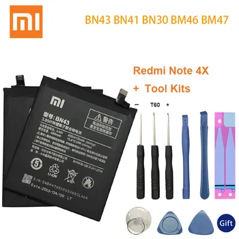 Pre Xiao Redmi 4A Poznámka 3 3 Pro 3 3S 3X 4X Batérie Hongmi 4A 3 S 4X MTK Heliograf X20 Poznámka 4 global Snapdragon 625 Bateria +Nástroje