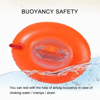 Vonkajšie Lifebelt PVC Plávanie Boja Bezpečnosti Float Vzduchu Suchý Vak Ťažné Float Plávanie Nafukovacie Flotačného Taška