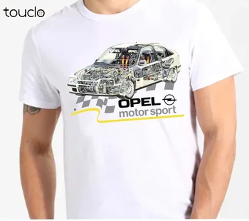 Módne Letné T-shirt Nemecko Classic Legend Automobilov opel kadett Bežné Krátky Rukáv