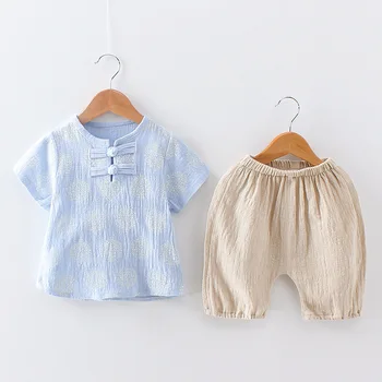 Nové Módne Značky, Bavlna Letné Baby Chlapci Oblečenie Set 2ks Deti Oblečenie Vyhovovali Bebe Deti Krátky Rukáv Oblečenie Set Baby B