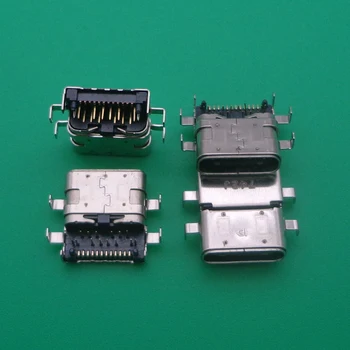 20pcs Typu c Konektor USB Konektor Zásuvka Nabíjací Port elektrickej zástrčky opravy dielov Pre Lenovo E480 E485 E580 E585 R480