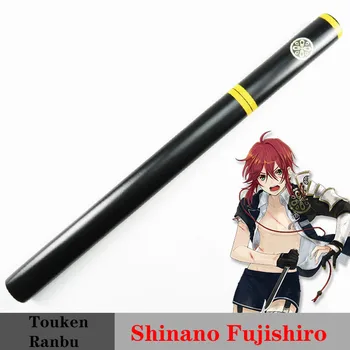 55 cm Drevené Krátky Meč Meč Ranbu Shino Shito Krátky Meč Anime Cosplay Výkon Zbraň Rekvizity Zariadenia Drevených Lamiel