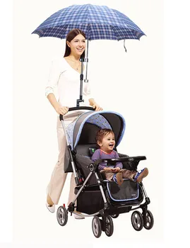 Univerzálny kočík baby príslušenstvo bicyklov a rukoväť kočíka konektor adaptéra dáždnik rozšírené pól Fit Yoyo a viac