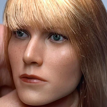 1/6 rozsahu ženská postava Pepper Potts Hlavu Sculpt Gwyneth Paltrow Hlavu Vyrezávané Vysadené Sušič na Hlavu