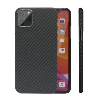 Carbon Fiber puzdro pre iPhone X XS Max XR 7 11 12 Mini Prípadoch Aramidové Vlákna Ultra Tenký Kryt Telefónu, pre iPhone 12 11 Pro Max SE Prípade