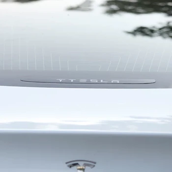 Auto Zadné brzdové svetlo nálepka pre Tesla Model 3 písm. logo brzdy zadné svetlo lampy Znak, Odznak dekorácie akryl styling nálepky