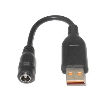 5.5*2,5 mm 5.5x2.1mm Kola Do Konektora USB Námestie Prevodník Dc Konektor Napájací Adaptér Kábel Kábel pre Lenovo Yoga 700 900 Jogy 3 4 Pro