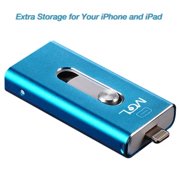MGL OTG USB flash disk, Usb 2.0 pero disk pre iPhone/iPAD/Android Smartfón/Tablet/PC 8 GB 16 GB 32 GB, 64 GB 128 GB kl ' úč