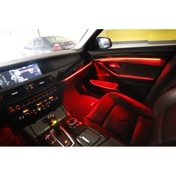 Pre BMW 1 2 3 4 5 6 7 séria Auto neon okolitého svetla, 9-farba dekoratívne Atmosféru automatické konverzie LED pásy 2010-2017