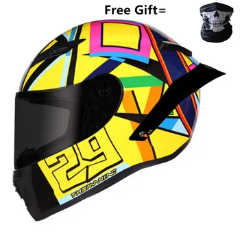 Hot predaj off-road prilby na zjazdové preteky horských plnú tvár prilbu na motocykel, moto kríž casco 