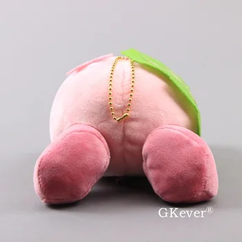 Kawaii Kirby plyšové keychain prívesok Krásne Ružové Kirby Hra Charakter Bábika Anime, Komiksu, vypchaté zvieratá, hračky pre Deti, chlapec Darček