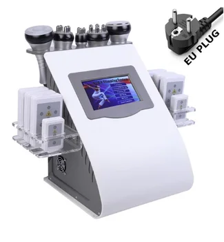 6 V 1 40K alebo 80K Ultrazvukové Kavitácie Vákuové Rádiovej Frekvencie Lasera 8 Podložky lipo Laser Chudnutie Stroj