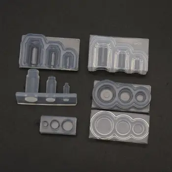 Ručné 3D Mini Jam Fľaša Vody Jar Prívesok Miniture Potravín Hrať UV Živice Casting Mold Silikónové Formy Šperky, Takže Nástroj