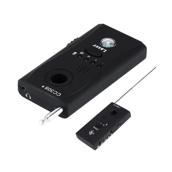 CC308+ Mini Anti-Špionážne Bezdrôtové Rádiové Vlny Signálu RF GSM Zariadenie Finder Skryté Objektív na Snímač Detektor