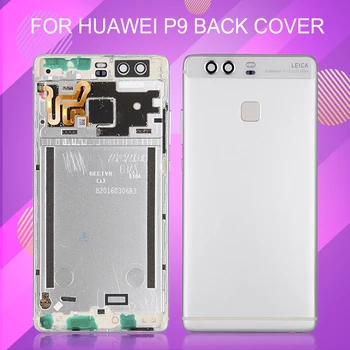 1pcs Catteny Pre Huawei P9 Kryt Batérie Bývanie S 9 Zadné Dvere Prípade+Bočné Tlačidlá S Snímač Odtlačkov prstov Flex Kábel +Nástroje