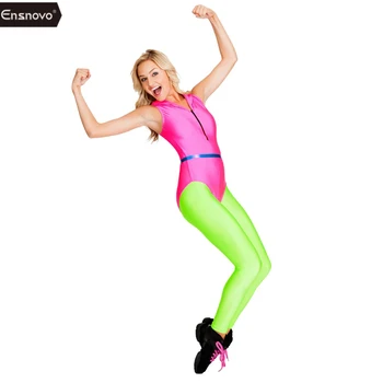 Ensnovo Dámske Spandex Nylon Footless Pevné Vysoký Pás Cvičenie Jogger Potu Legíny Balet Tanec Potu Pružnosť Nohavice