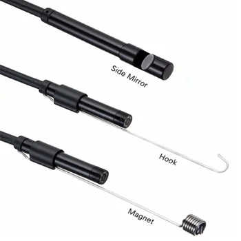 7.0 mm Endoskopu Kamera HD Mini USB Endoskop 6 LED 1M 3,5 M 5M 10 M Kábel Nepremokavé Inšpekcie Borescope pre Android PC Mäkký Drôt