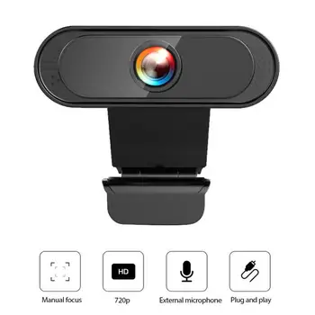 720P USB Webkamery Videokamera Digitálnu Kameru, Fotoaparát, Externý Mikrofón Vhodný Počítač PC Webkameru Pre Notebook Ploche