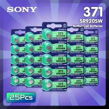 25Pc Sony AG6 SR920 SR920SW 371 370 SR69 605 SP371 Oxid Strieborný, 1.55 V Batériou Tlačidlo Bunky Sledovať Batérie Opravy Príslušenstvo