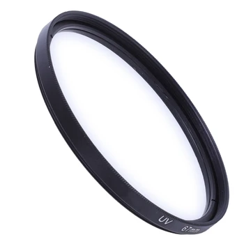 Čierny Hliníkový Rám 67mm Multi Potiahnuté UV Filter, Objektív Fotoaparátu DSLR