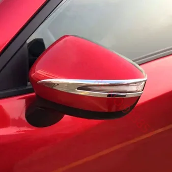 ABS Chrome Bočné Zrkadlo Pokrytie výbava Pre MazdaS CX-3 cx3 2016 2017 Spätné Dekorácie Liatie