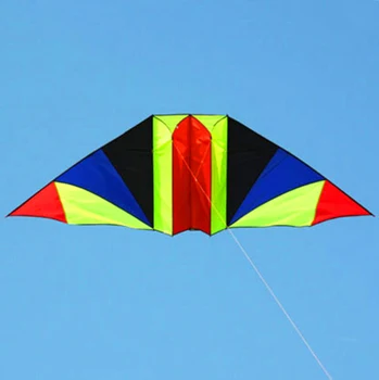Doprava zadarmo vysoko kvalitné 3m rainbow klzáku kite s rukoväť line kite hry bird kite weifang kite flying dragon hcxkite