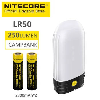 NITECORE LR50 Multifunkčné Camping Lampa Mobilné Napájacie Nabíjačky