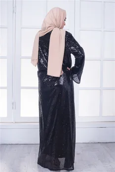 2019 Nové Elegantné Moslimských Abaya Dubaj Islamskej Šaty Pre Ženy Kimono Voľné Dlhé Šaty, Šaty Kaftane Turecký Morocain Maxi Šaty