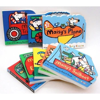 8 Knihy/Set Maisy myši Vlna Myší Rada Knihy angličtina Obrázkové Knihy Deťom Príbeh Knihy, Baby, Deti Hry, IQ, EQ, Školenia Komické umenie