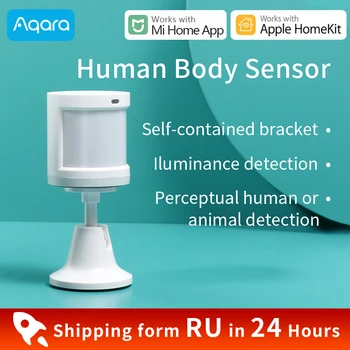 Aqara Ľudské Telo Senzor pre Mijia Smart Home telesného Pohybu Snímača Pohybu Zigbee Pripojenie práce pre Homekit Mi Domov App
