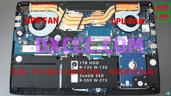 FCN FJ9U / FJ9T PRE ASUS ROG Strix GL702VM CPU & GPU CHLADIACI VENTILÁTOR
