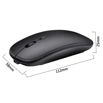 Tichý Duálny Režim Bezdrôtová Myš Bluetooth 5.0 Bezdrôtová Myš Pre Notebook PC Desktop Mouse Periférnych zariadení