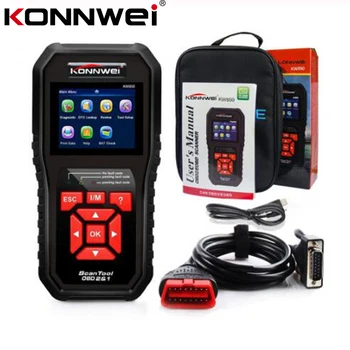 KONNWEI KW850 OBD2 Auto Diagnostické Nástroje Plný OBD2 Skener Prístroj Podporuje Multi-jazykmi je Motor Kontrola Car Code Reader