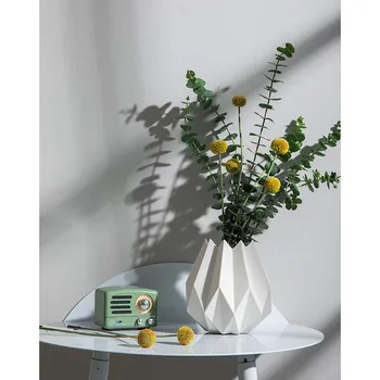 Moderný Minimalistický Keramické Origami Váza Mini Vázy kvetináče Váza Ploche Stole Váza na Svadbu, Výzdoba Domov Dekor Príslušenstvo