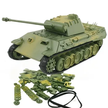 6set Rôznych Tank Model Budovy Súpravy Vojenské Montáž Vzdelávacie Hračky, Dekorácie Materiál Panther Tiger Turmtiger Assault