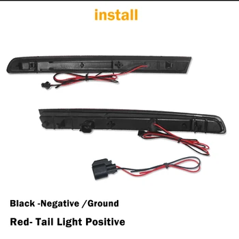 OEM Červená Objektív Vodič/Spolujazdec Stranách Nárazníka LED Reflektory, Zadné Hmlové Svetlá Pre 2011-Ford Explorer