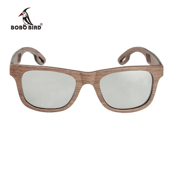 BOBO NIRD Nový Dizajn Dreva Sunglasse Muži Ženy Polaroid Objektív UV400 Oko Nosenie Prispôsobiť Logo Darčeka Dropshipping