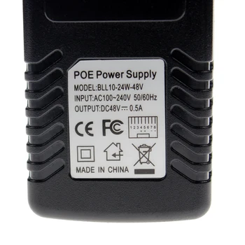 ESCAM Dohľadu KAMEROVÝ Bezpečnostný POE elektrickej siete POE Injektor Ethernet Adaptér IP Telefónu s Fotoaparátom PoE Napájanie