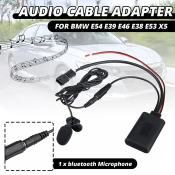 Audew 12V Auto Audio bluetooth 5.0 HIFI AUX Kábel Adaptéra Auto Drôt Mikrofón Pre BMW E54 E39 E46 E38 E53 X5