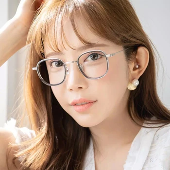 Kórejský GM Okrúhle Okuliare Rám Optickej Rámy Unisex Okuliare COCO Retro Okuliare Predpis Muži Ženy krátkozrakosť rámy