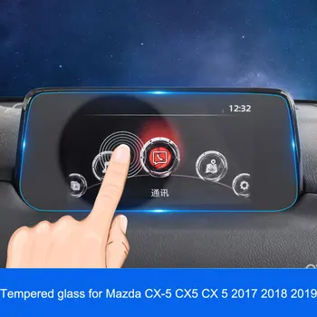 Tvrdené sklo Pre Mazda CX-5 CX5 2017 2018 2019 GPS Navigácie Oceľ materiál Ochranná Fólia na LCD Obrazovke Film