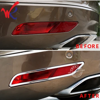 Vernosť pre VOLVO XC60 2016 2017 ABS Chrome Zadné Hmlové Svetlo Lampy Kryt Výbava Tvarovanie Auto Styling Auto Príslušenstvo
