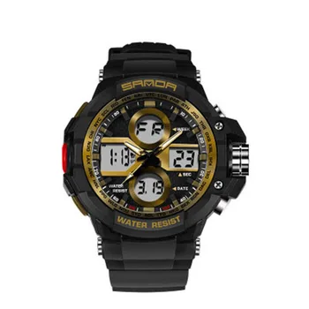Luxusné pánske elektronické hodinky študent športové hodinky TPU s kórejský Módne bežné verzia transparentné quartz hodinky muži hodinky