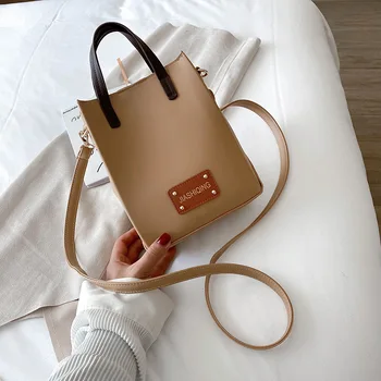 Nové módne trendy jeden-ramenný kórejský malé námestie taška messenger taška žien žijúcich prenosné retro taška taška cez rameno taška ženy