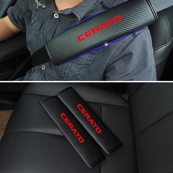 Pre Kia CERATO Auto Reflexné Bezpečnostné pásy Ramene ochrany auto-styling pad na pásov kryt bezpečnostné pásy