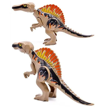 Jurský Brachiosaurus Dinosaurov Model Obrázok Bloky Stavebné Tehly Hračky Pre Deti,