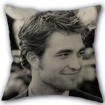 Vlastné Nové Robert Pattinson obliečka na Vankúš Kvalitný bytový Textil Bavlnená posteľná Bielizeň Textílie 45x45cm Jednej Strane Dekorácie Vankúše