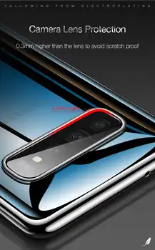 Cafele Pokovovanie Transparentné Telefón puzdro pre Samsung Galaxy s rezacím zariadením S10 Plus S10 Lite Kryt Mäkké TPU Tenký Silikónový obal pre S10e s rezacím zariadením S10+
