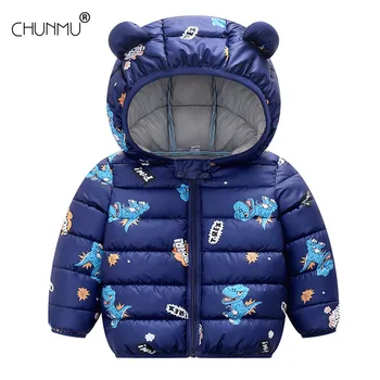 Baby Kabát Dievčatá Zimné Bundy Pre Deti Jar Jeseň Vrchné Oblečenie S Kapucňou Dieťa Coats Novonarodené Deti Oblečenie Cartoon Snowsuit